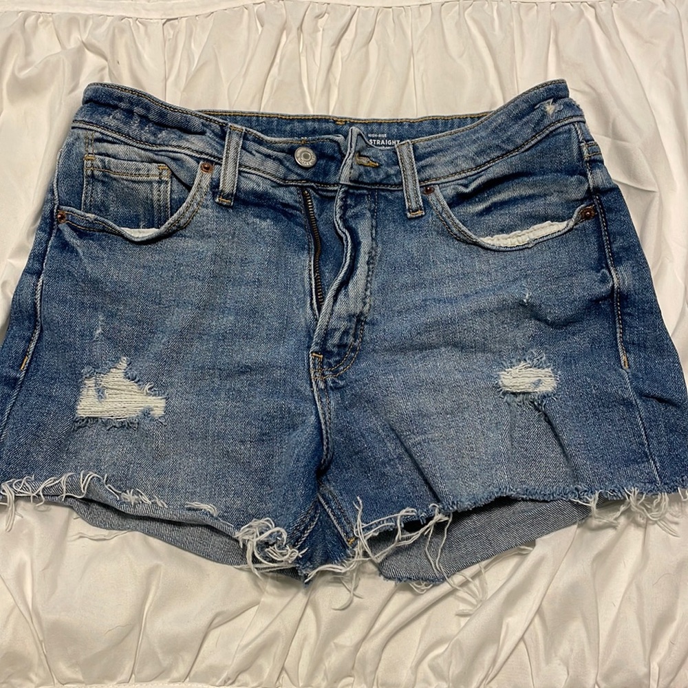 Old Navy High Rise O.G. Straight denim jean shorts